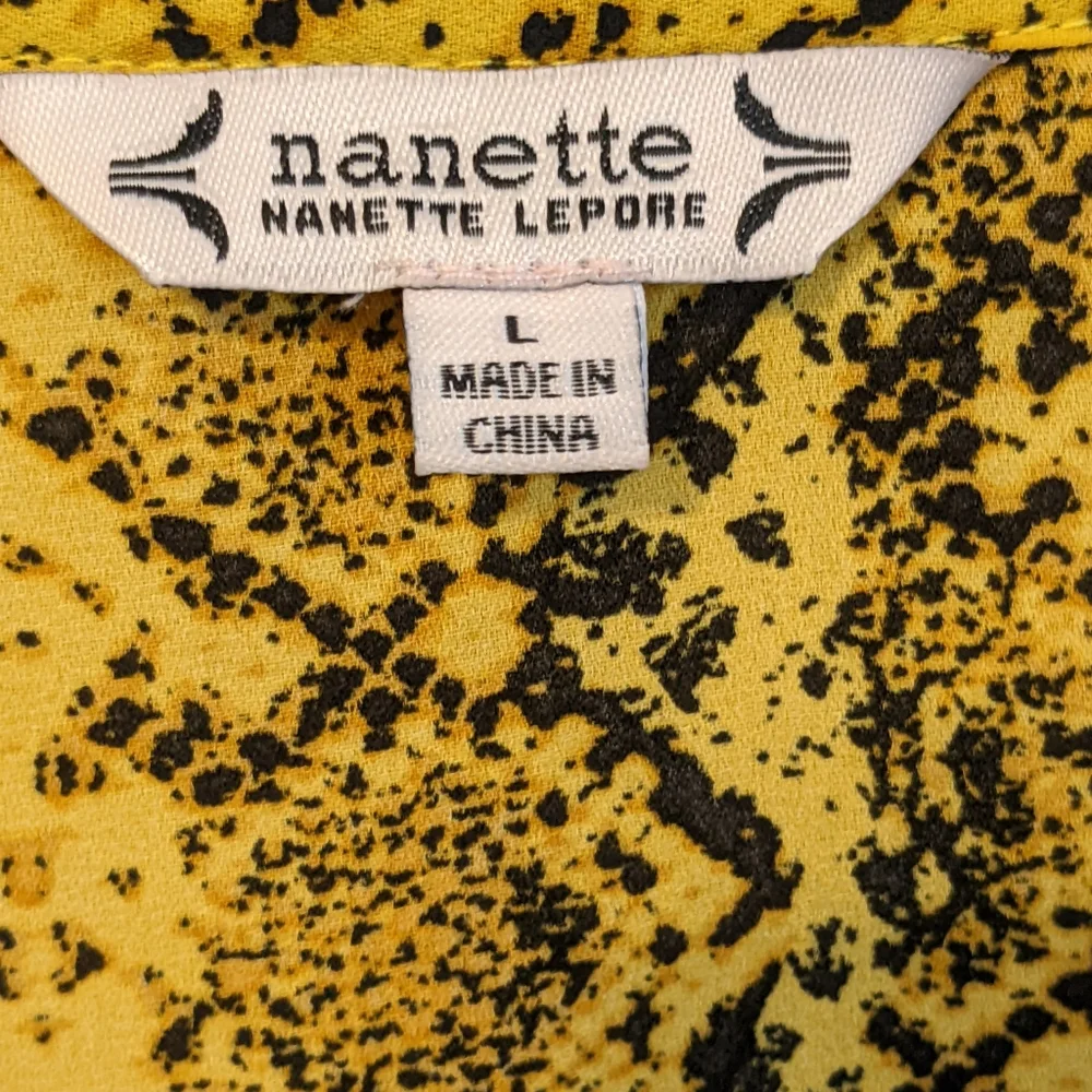 Nanette Lepore Animal Print Blouse - Picture 4 of 5